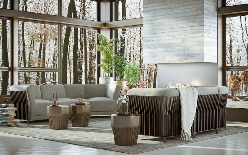 HUGUES CHEVALIER Модульный тканевый диван Saint-germain sun-id-1356864 - Вид №1