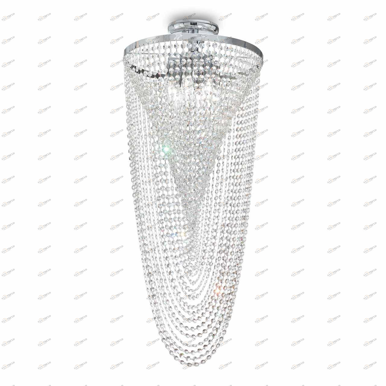 Каскадная люстра Ideal Lux Pearl PL6 IDEAL LUX ДИЗАЙНЕРСКИЕ, PEARL 313384 Хром 