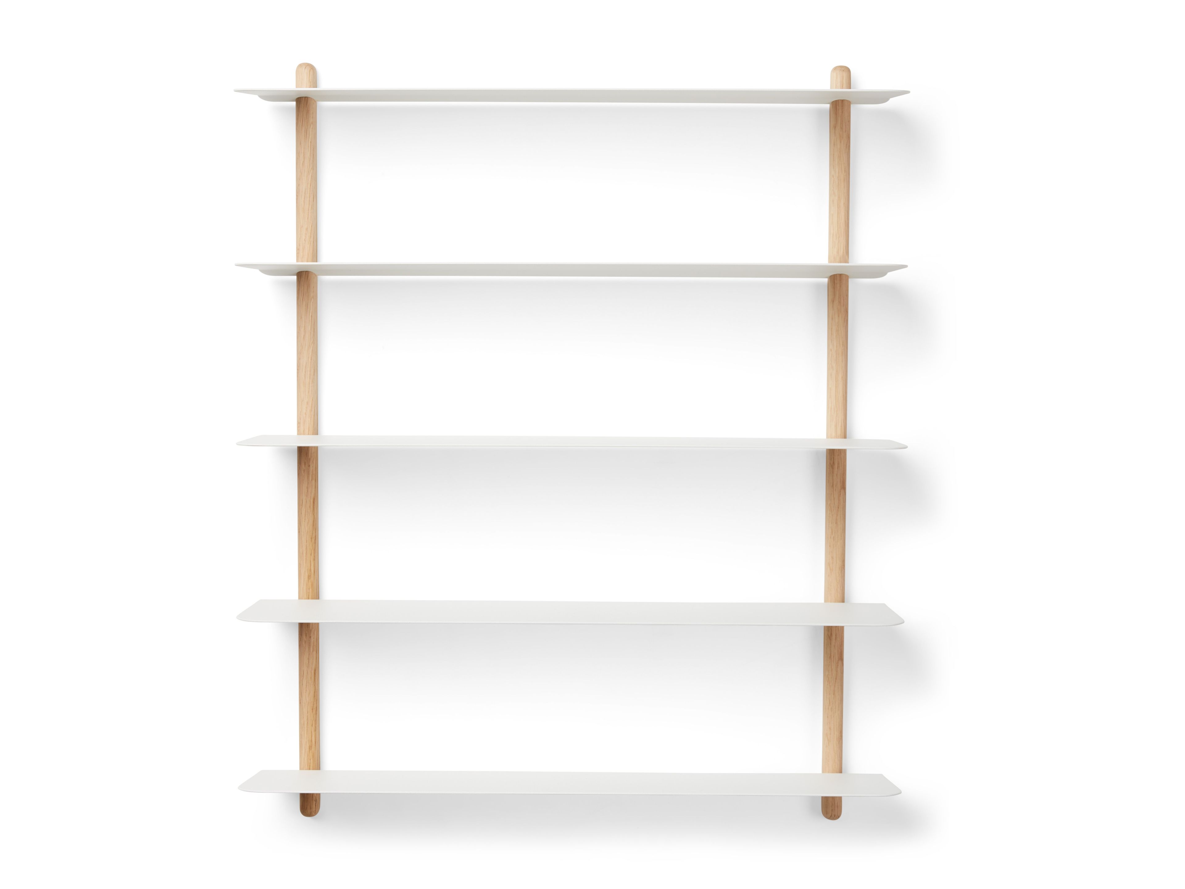 Стальной и деревянный настенный книжный шкаф Gejst Nivo ARCH-00079839