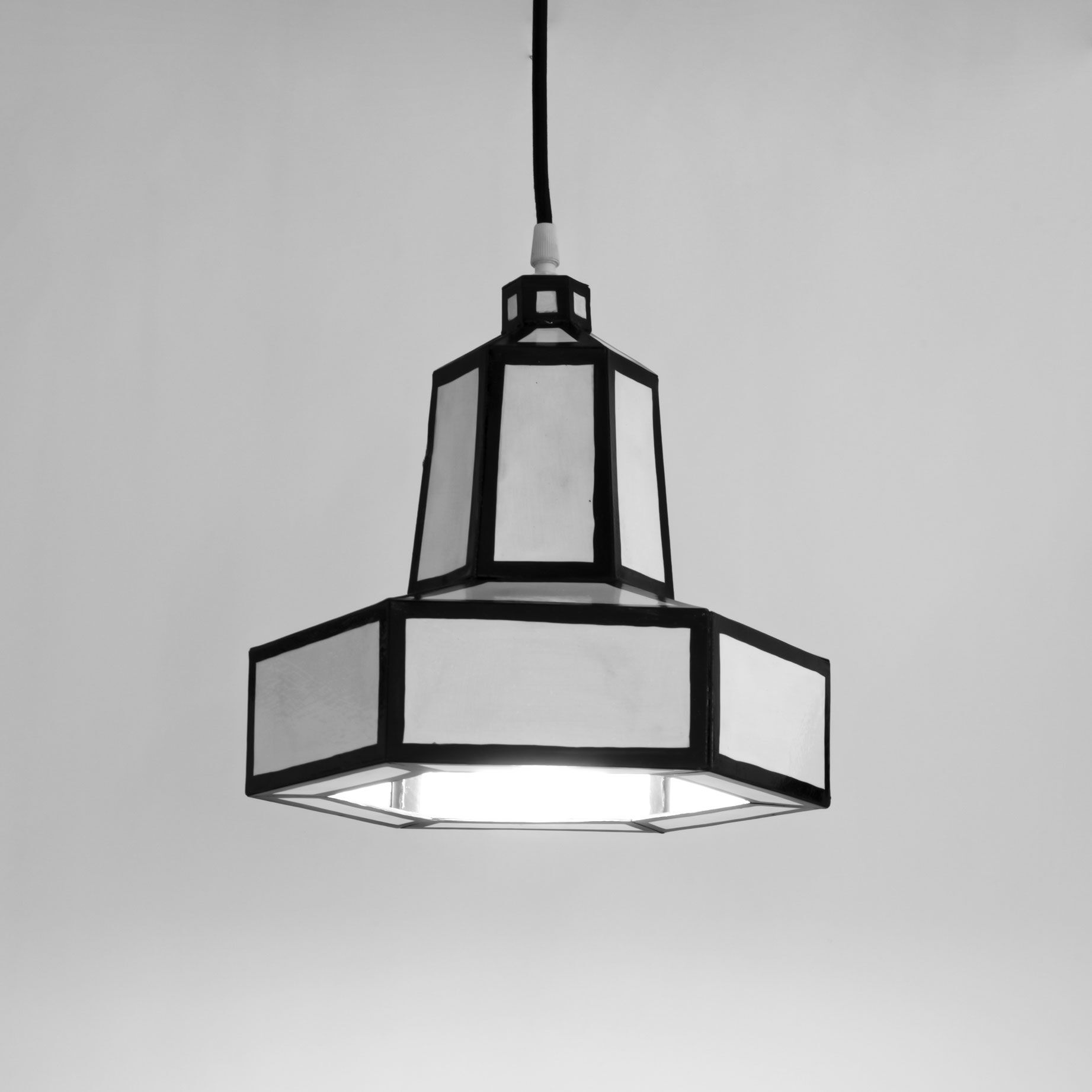 Картонная светодиодная подвесная лампа Seletti Cut'n Paste ARCH-00041456 - Вид №1