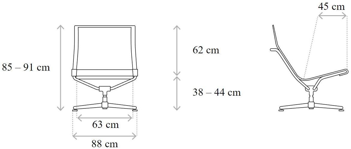 Wagner Кресло поворотное с 4-мя спицами D1 sun-id-1387622 - Вид №10