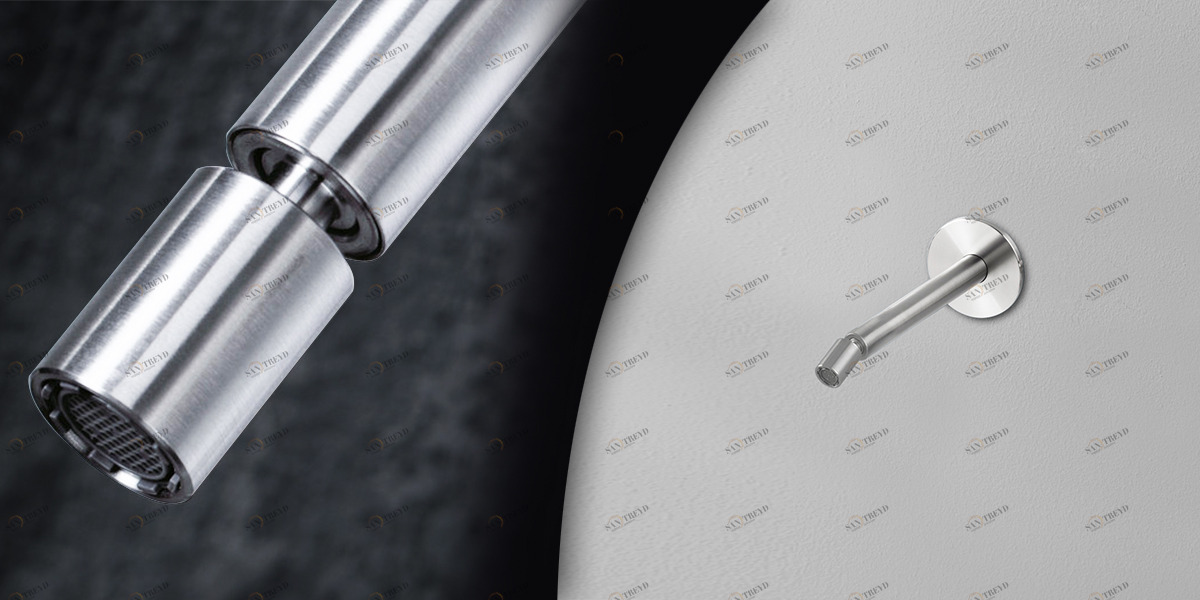 Излив для биде сталь глянцевая TOOX Radomonte CHB50L