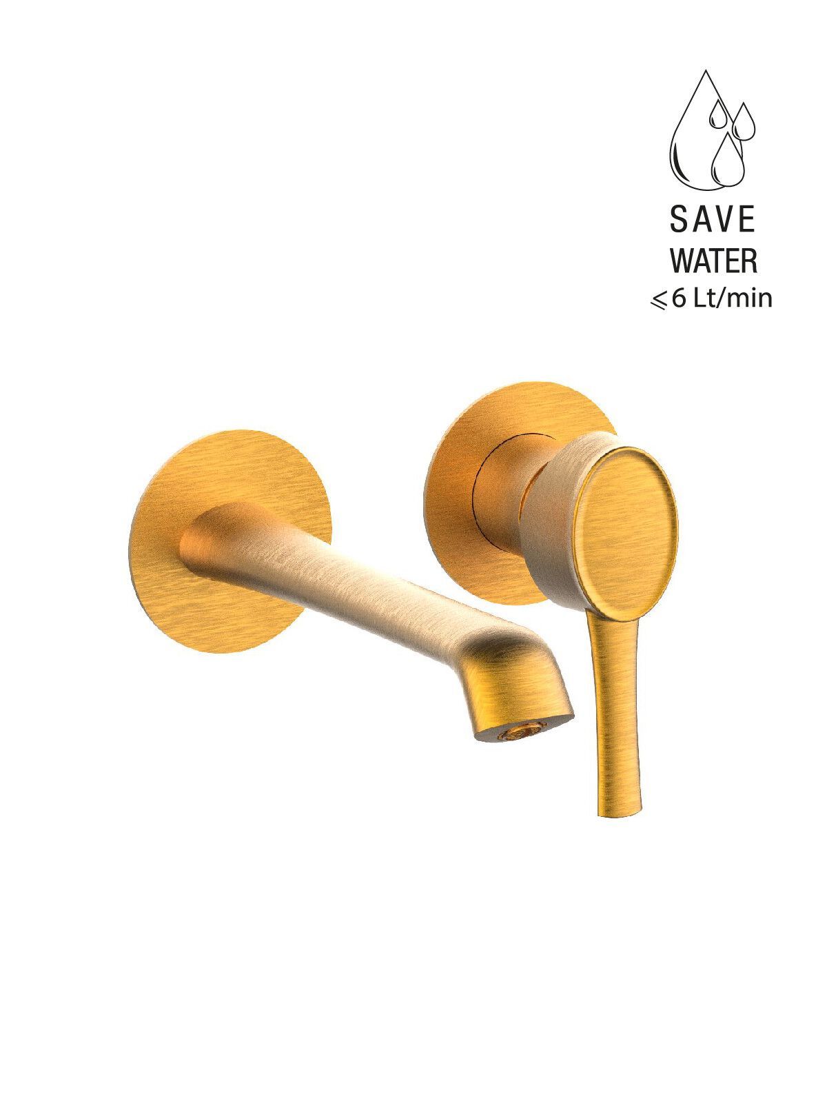 Однорычажный настенный смеситель для раковины без слива Rubinetterie Frattini Delizia ARCH-00051706 - Вид №3