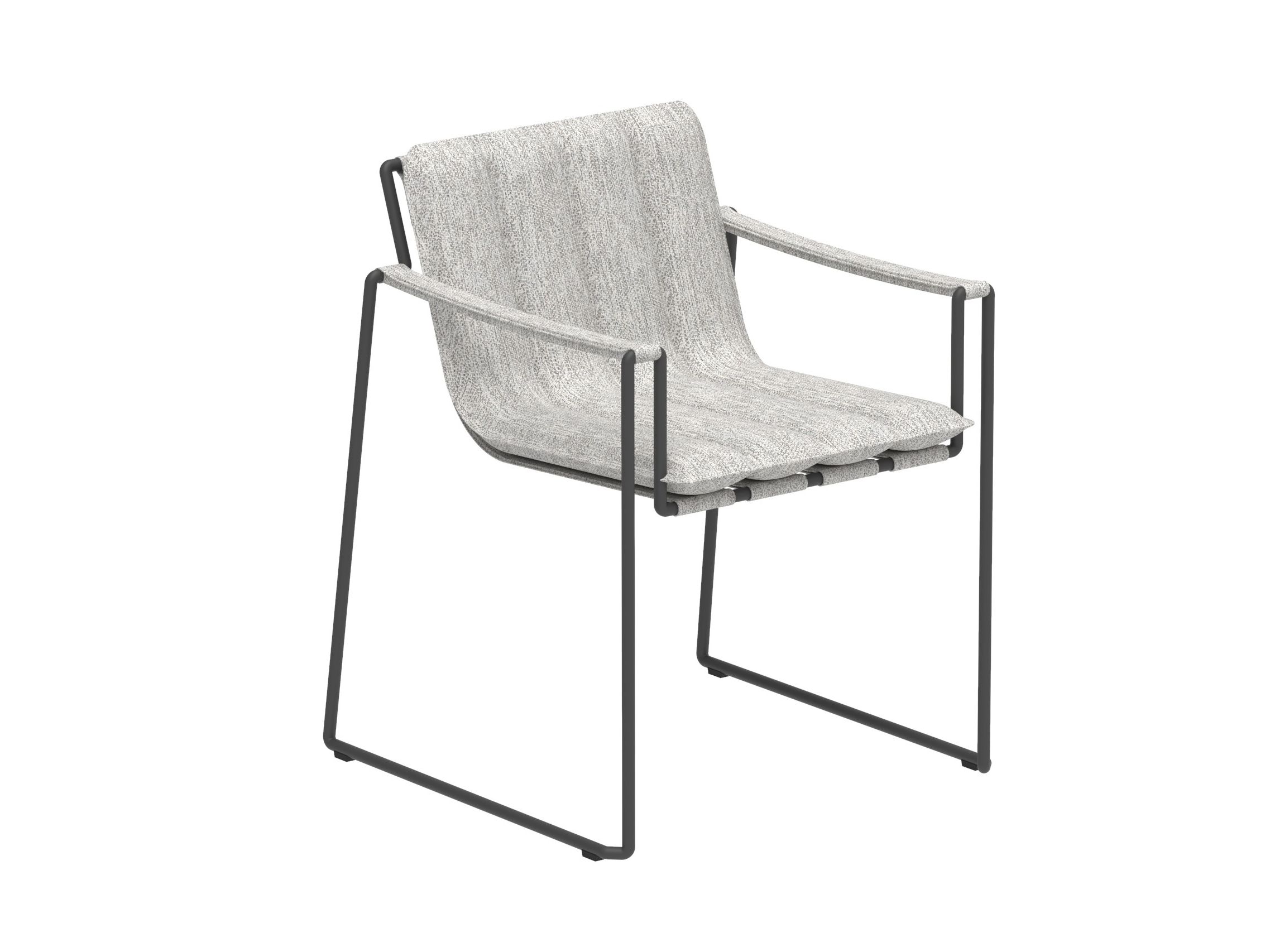 Ткань сани сад стул с подлокотниками Royal Botania Strappy ARCH-00089891 - Вид №10