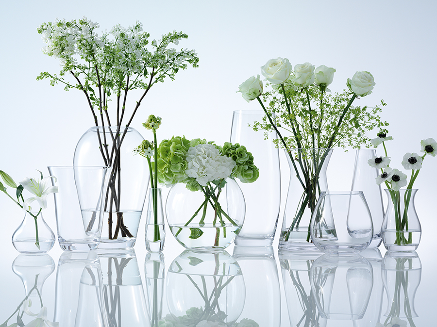 Ваза для небольшого букета flower 20 см оливковая LSA INTERNATIONAL - 253378 Зеленый  - Вид №3