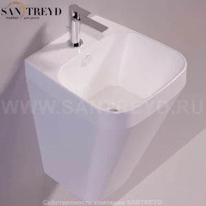 BB13BIANCO Подвесная раковина настенная прямоугольная Simas Baden Baden белая