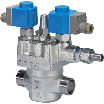 Danfoss ICLX — двухступенчатые клапаны ICLX 32 (D 32) Клапан соленоидный 027H3040 
