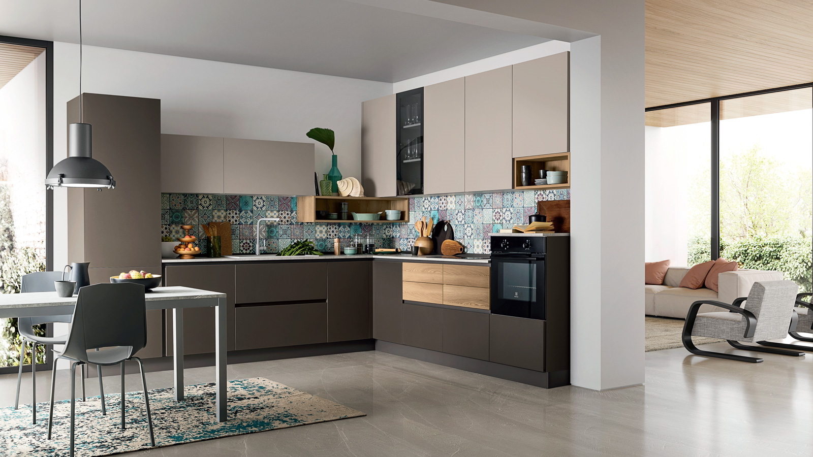 Easy 025  Кухонный гарнитур Ar-Due Colore matt 