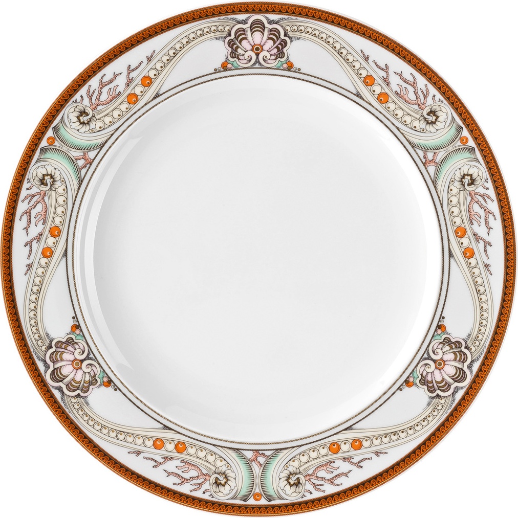 10585860 Rosenthal Versace Тарелка обеденная Rosenthal Versace Морские звезды 27см, фарфор Фарфор 