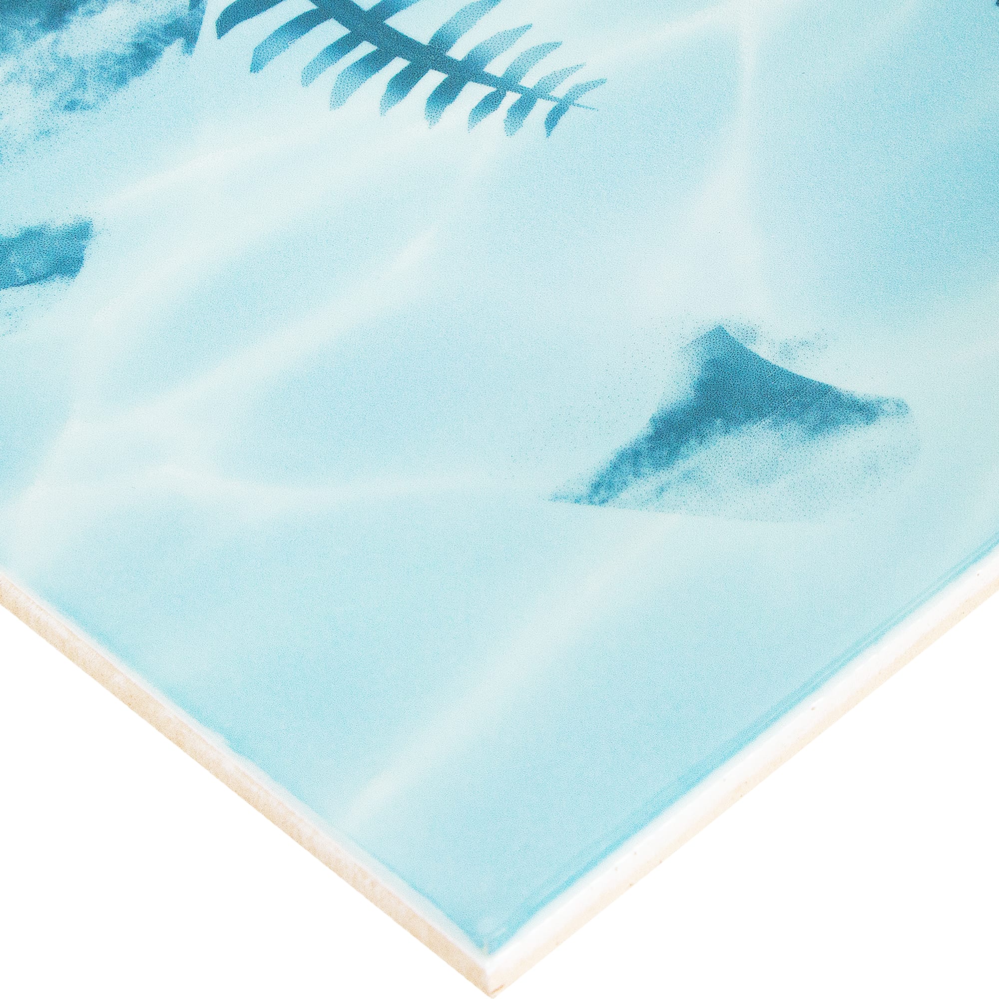 13335109 Декор « Водоросли» 24.9х36.4 см цвет голубой Лагуна Santreyd - Вид №1