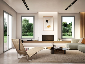 Алюминиевое створчатое окно