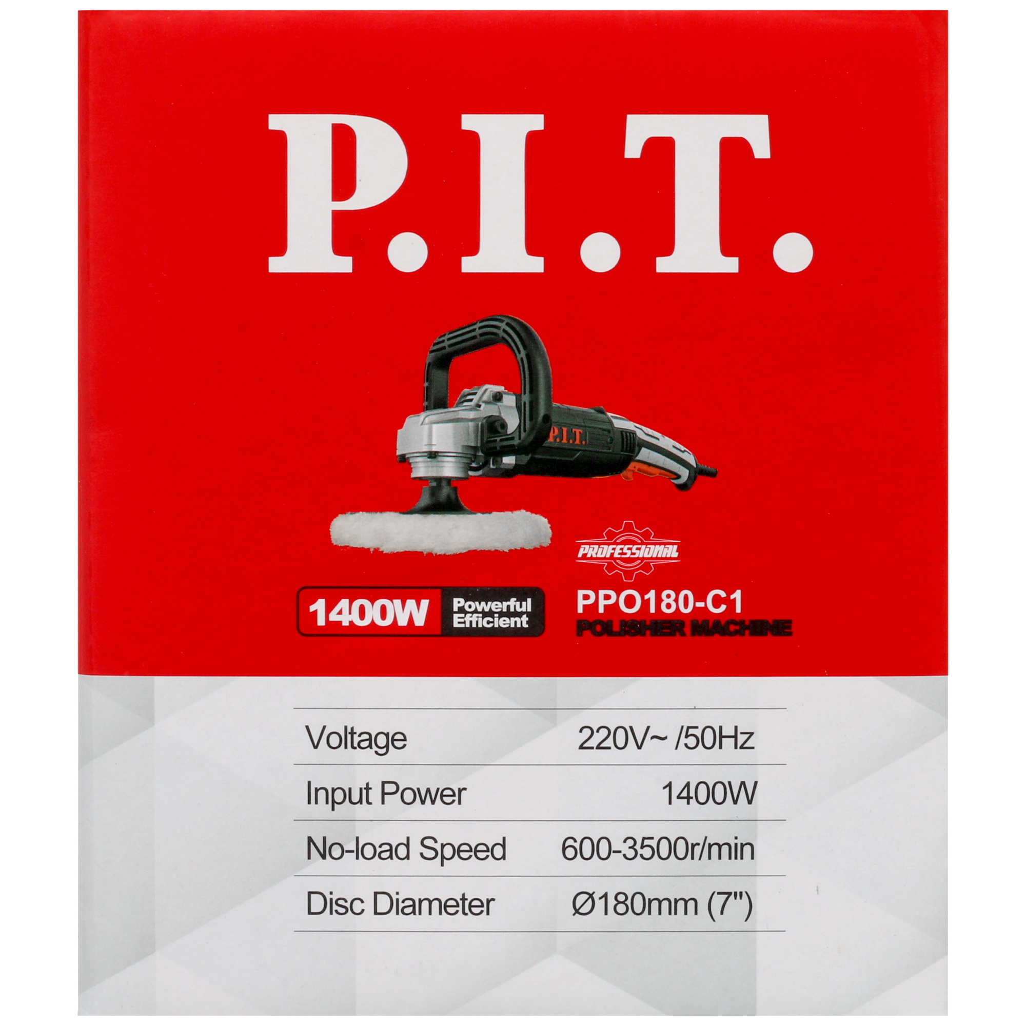 Полировальная машина PIT PPO180-C1 9040276 STDN-0142497 - Вид №8