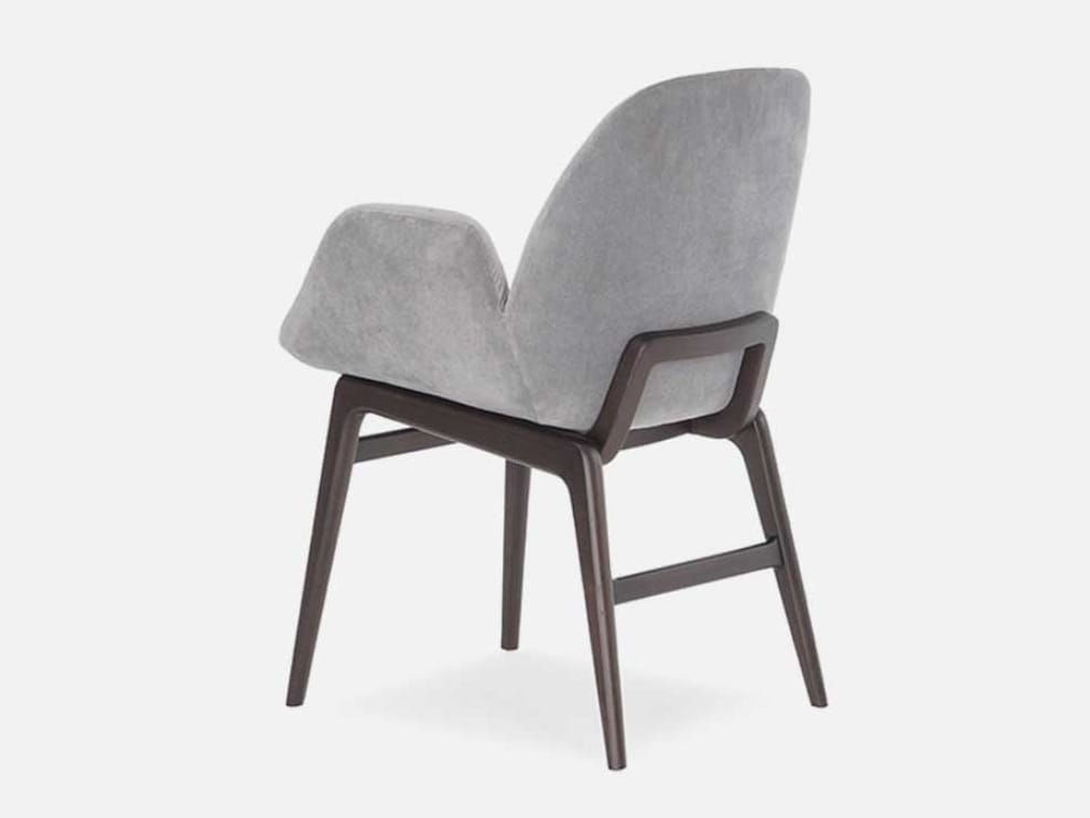 Деревянный мягкий стул для ресторана с подлокотниками CASA Allover ARCH-00089561 - Вид №1