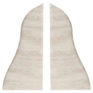 Заглушка для плинтуса Pro Дом 5.5 см ПВХ цвет дуб молочный