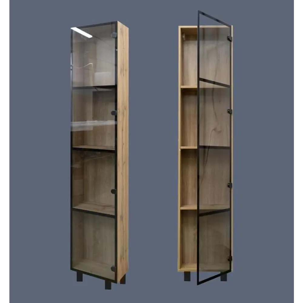 Пенал Santreyd Турин 40F для ванной - стильное хранение в дубе вотан 86142942 STLM-0066404 - Вид №4