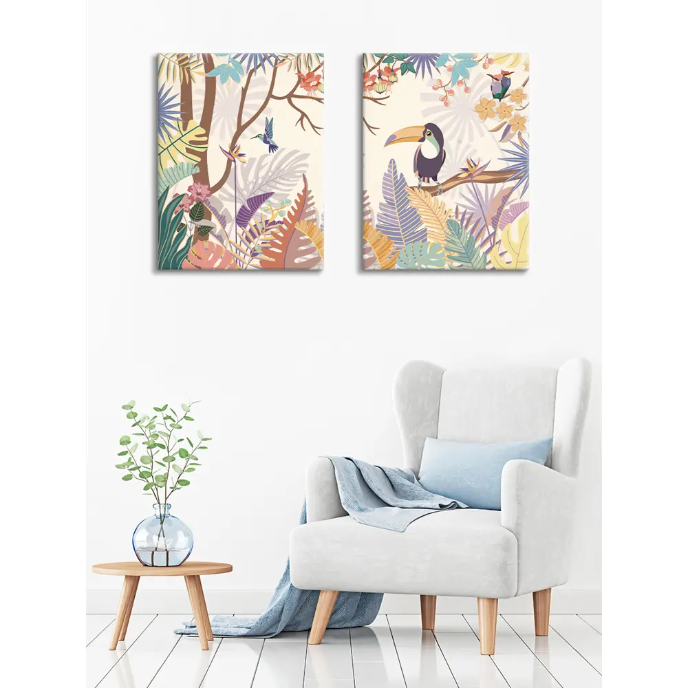 Картина модульная Тропики 45x60 см 2 шт POSTERMARKET STLM-2188709 - Вид №6