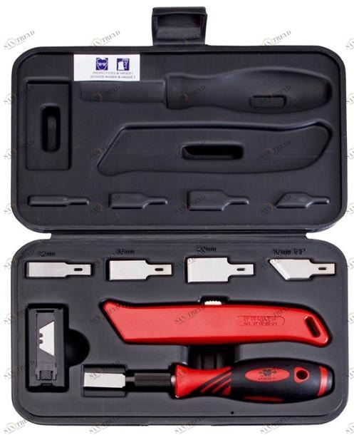 Würth Комплект скребка и резака 27 шт. Coltelli, taglierini 071566 40