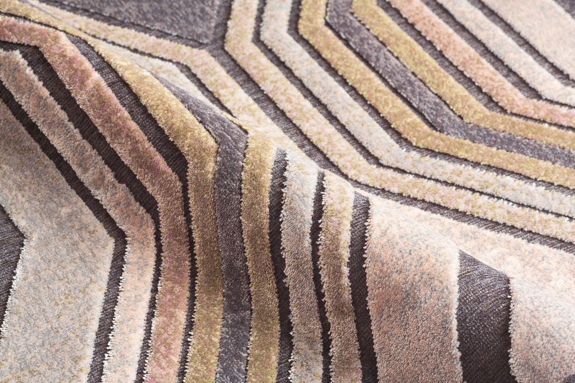 COLORISTICA DECO Col. 474330 160x230 Бельгийский ковер Бежевый  - Вид №4