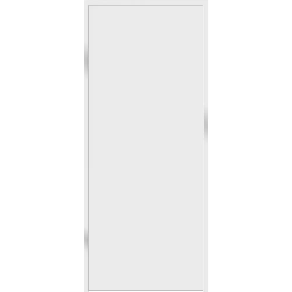 Дверь межкомнатная глухая Invisible Opt 60x200 см правая ПВХ цвет белый 89439051 STLM-2121793 VELLDORIS 