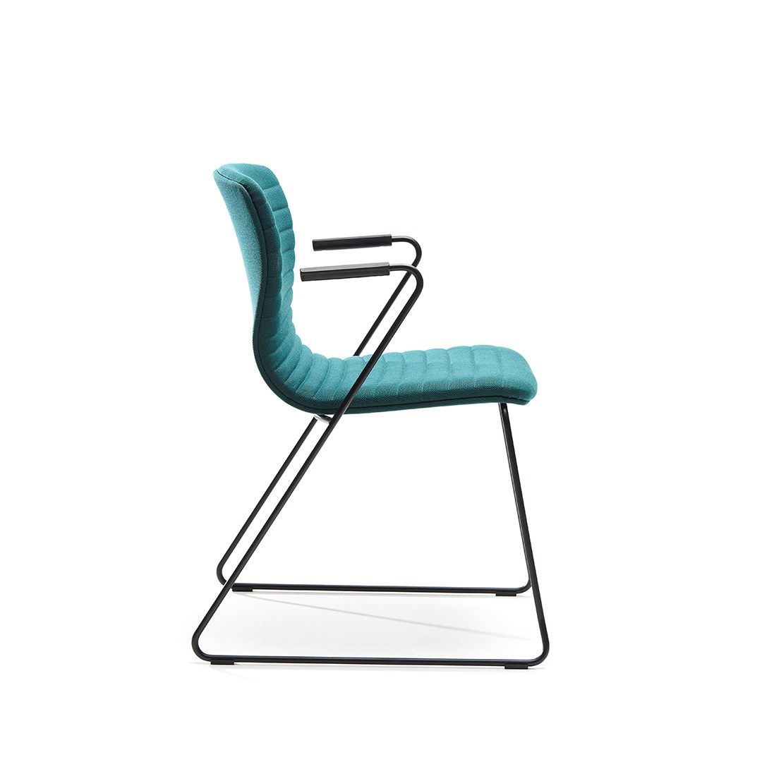 Тканевый стул с подлокотниками VAGHI Union Guest ARCH-00030699 - Вид №2