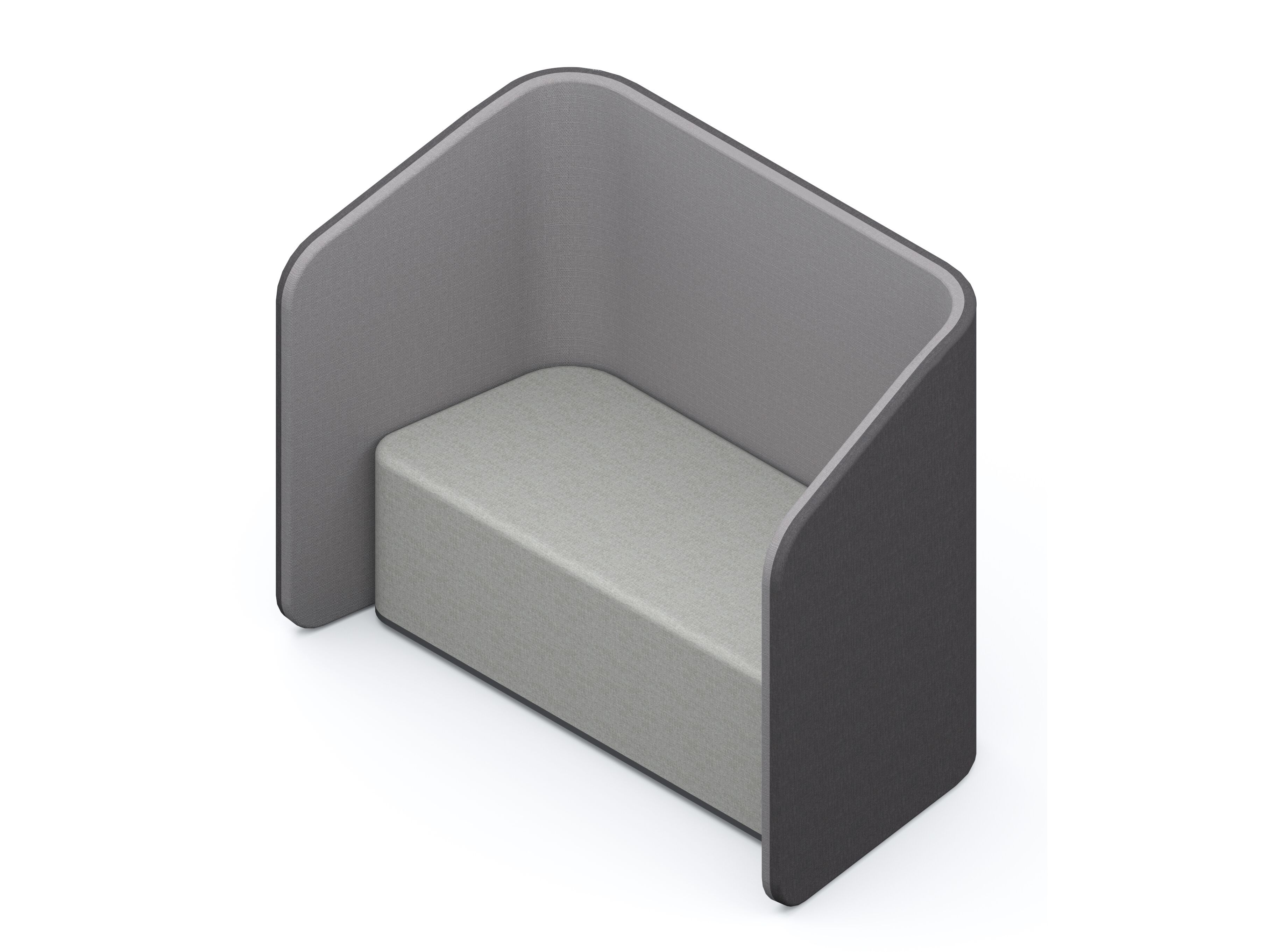 Акустический офисный остров с двойным сиденьем FURNIKO Luma ARCH-00106189 - Вид №1