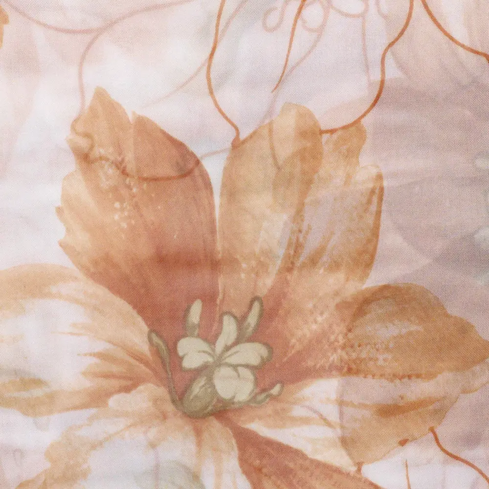 Тюль на ленте «Цветок», 300х270 см, цветы, цвет мультиколор ТОРГОВЫЙ ДОМ ТЕКСТИЛЬ STLM-2068246 - Вид №1