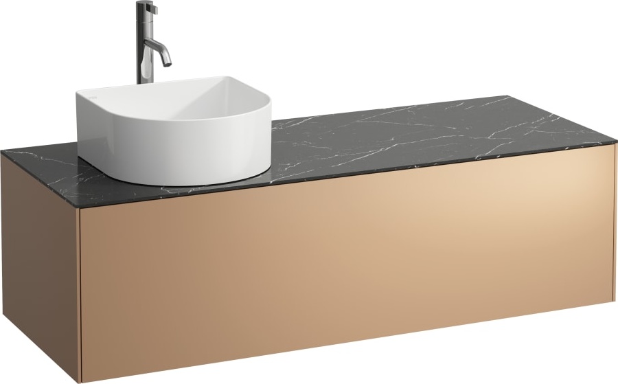 H4054260341421 Шкафчик, 1 ящик, совместим с раковиной-чашей 812340, 812341,812342, 812343, с отверстием слева, с отверстием под смеситель LAUFEN PRO - Вид №1