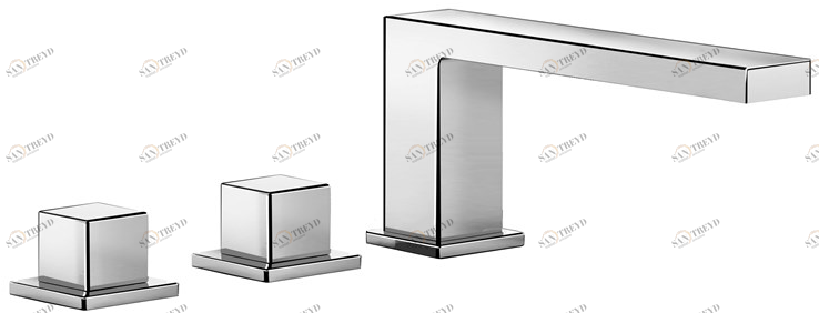 Fir Italia Встраиваемый комплект для ванны из латуни на 3 отверстия New playone 90 9031204