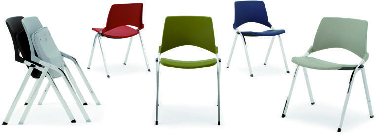 Diemmebi Складной пластиковый стул на колесиках Lakendò sun-id-1483526 - Вид №3