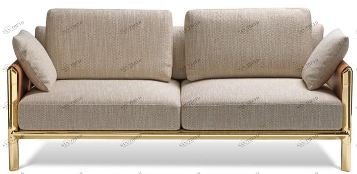 GHIDINI1961 2-х местный диван со съемным чехлом Frame sun-id-1440162