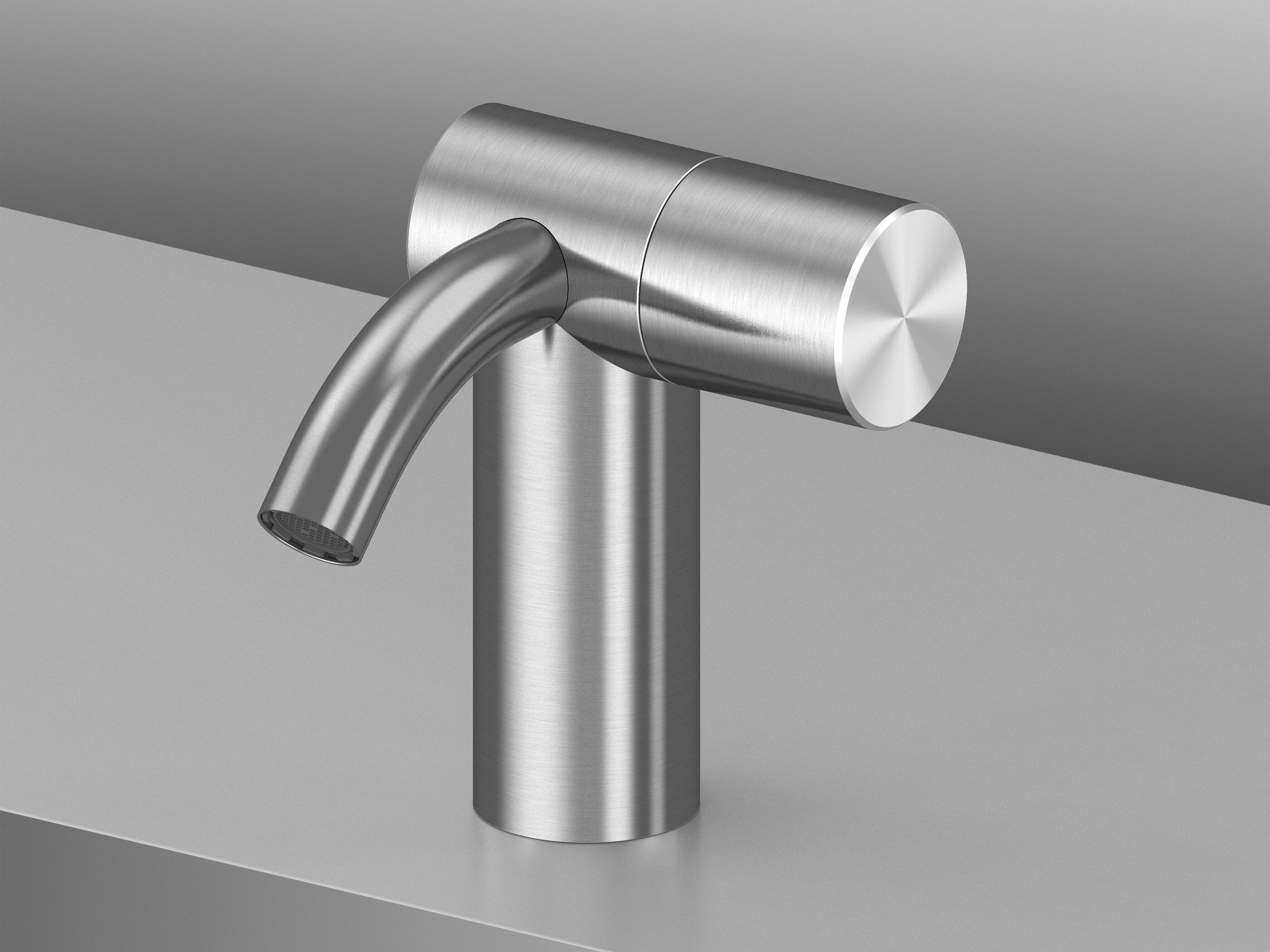 Прогрессивный смеситель для раковины из нержавеющей стали Quadrodesign Hum ARCH-00119553