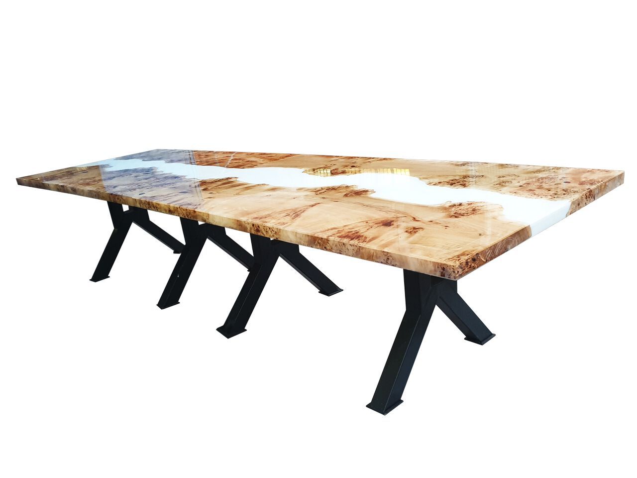 Прямоугольный стол из смолы и шиповника Legnor LEG2408739 ARCH-00010131