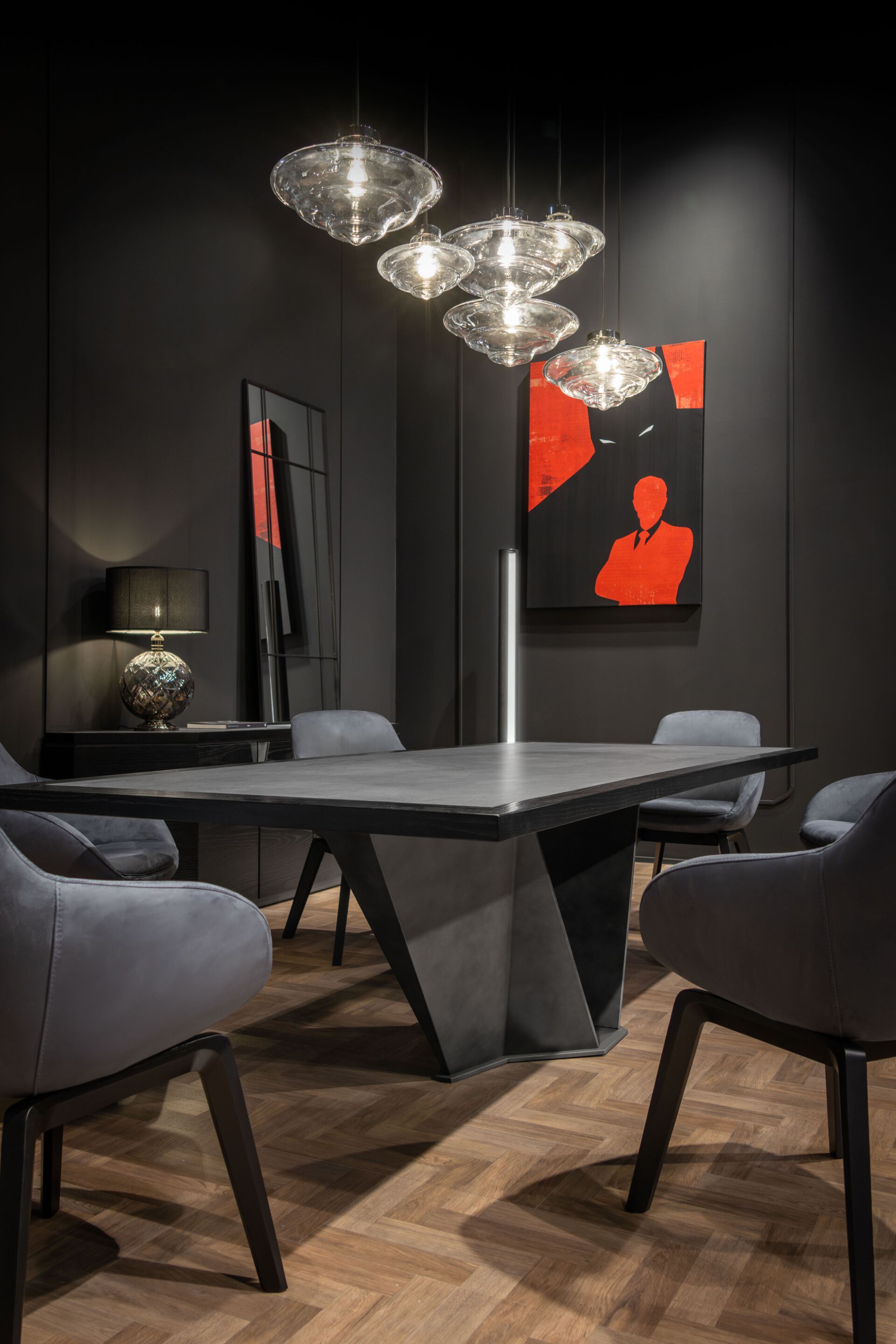 Прямоугольный мраморный стол Wayne Enterprises Home Collection WE-060 ARCH-00119986 - Вид №2