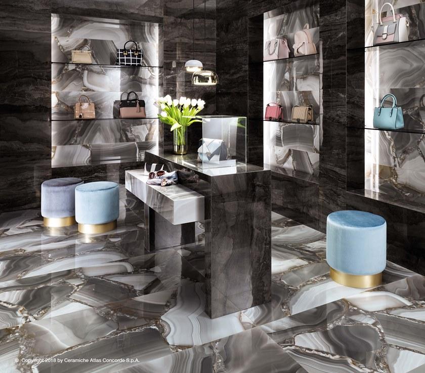 Atlas Concorde Белая плитка для стен с эффектом мрамора Marvel edge sun-id-1389286 - Вид №29