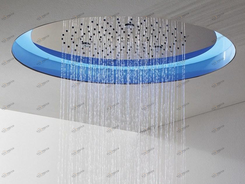 GRAFF Встроенный тропический душ из нержавеющей стали с хромотерапией Aqua sense sun-id-1351839