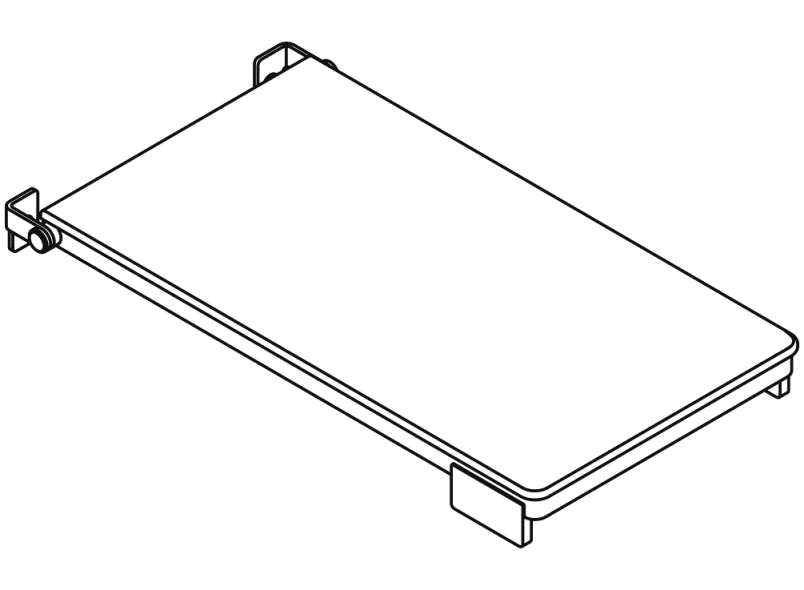 900.51.21340 Складное сиденье для ванны (ada) HEWI System 900 - Вид №2