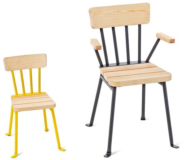 Nola Industrier Садовый стул из стали и дерева с подлокотниками Bollnäs sun-id-1479318 - Вид №4