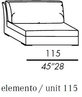 Meridiani Модульный диван со съемным чехлом из ткани Queen sun-id-1513580 - Вид №2