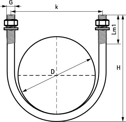 2084306034 BIS U-образные хомуты для стальных труб walraven  - Вид №1