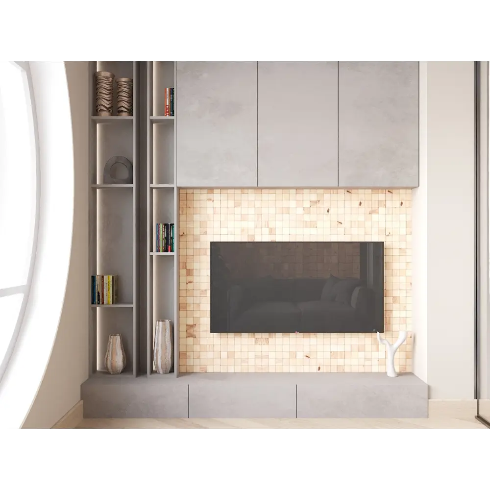 Деревянная мозаика Болтон 50x50 мм 300x300 мм 22 шт. 82625479 STLM-2151361 Santreyd  - Вид №1