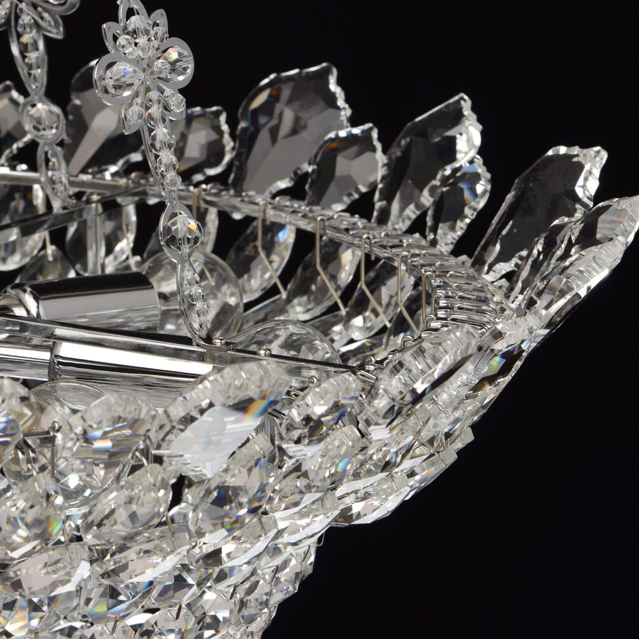 Потолочный светильник MW-Light Патриция 1 447010912 MW-LIGHT ДИЗАЙНЕРСКИЕ, ПАТРИЦИЯ 201814 Прозрачный;хром  - Вид №2