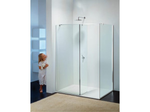 Стеклянный угловой душ