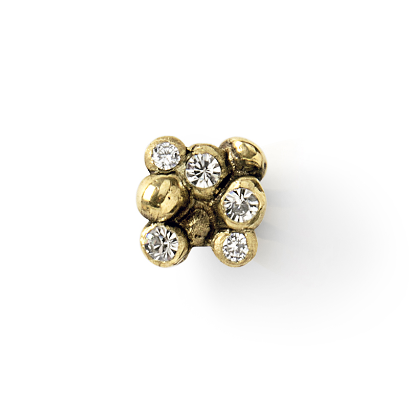 LE4001 PullCast Ручка ящика FEU Позолота и кристаллы Сваровски Limited Edition