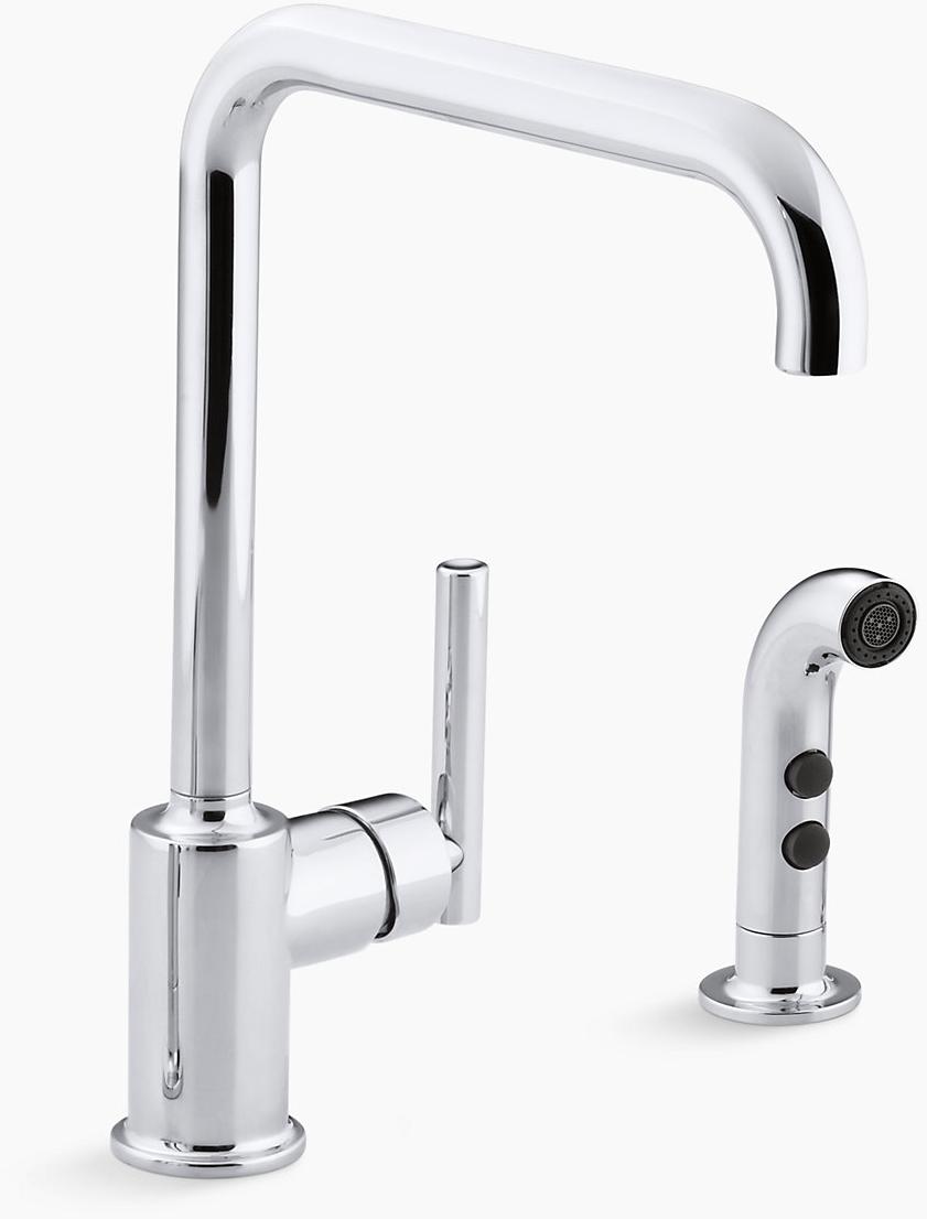 K-7508-CP Смеситель KOHLER Полированный хром  - Вид №1