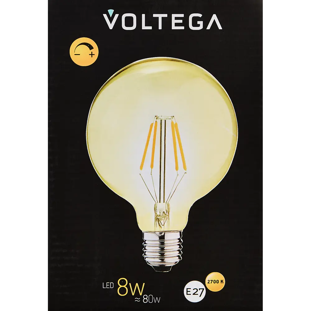 Voltega Декоративная филаментная лампа G125 с диммером 89346001 STLM-1431533 - Вид №3