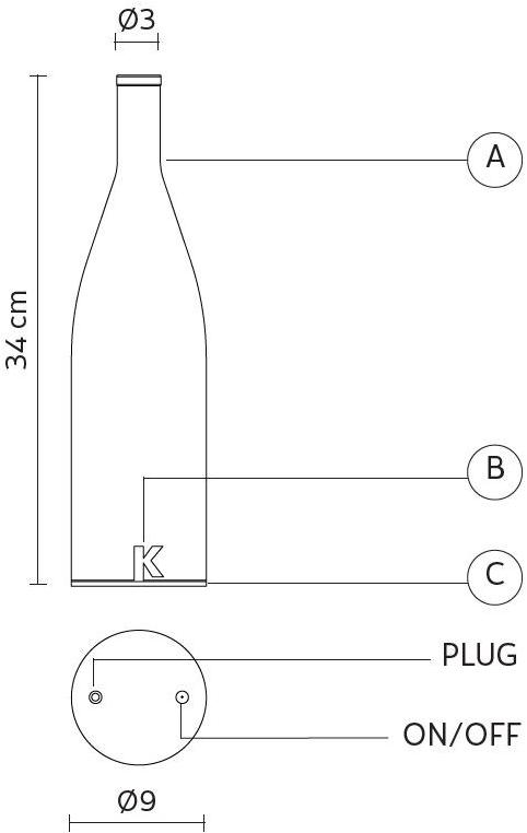 Karman Настольная светодиодная лампа из сатинированного стекла Bacco sun-id-1479683 - Вид №15