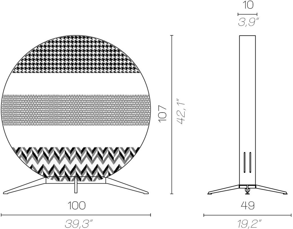 Contardi Напольный светодиодный торшер из ткани Promo outdoor 2020 sun-id-1423804 - Вид №12