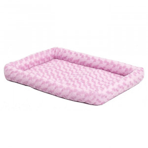 Т00019866 Лежак для животных Colour Quiet Time меховой розовый 61х46x5см MidWest