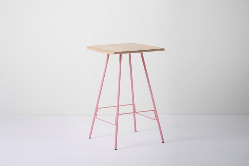 Gazzda Высокий квадратный стол из дуба Leina 097 - Вид №5