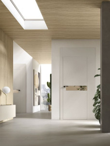 Распашная дверь с выдвижными петлями